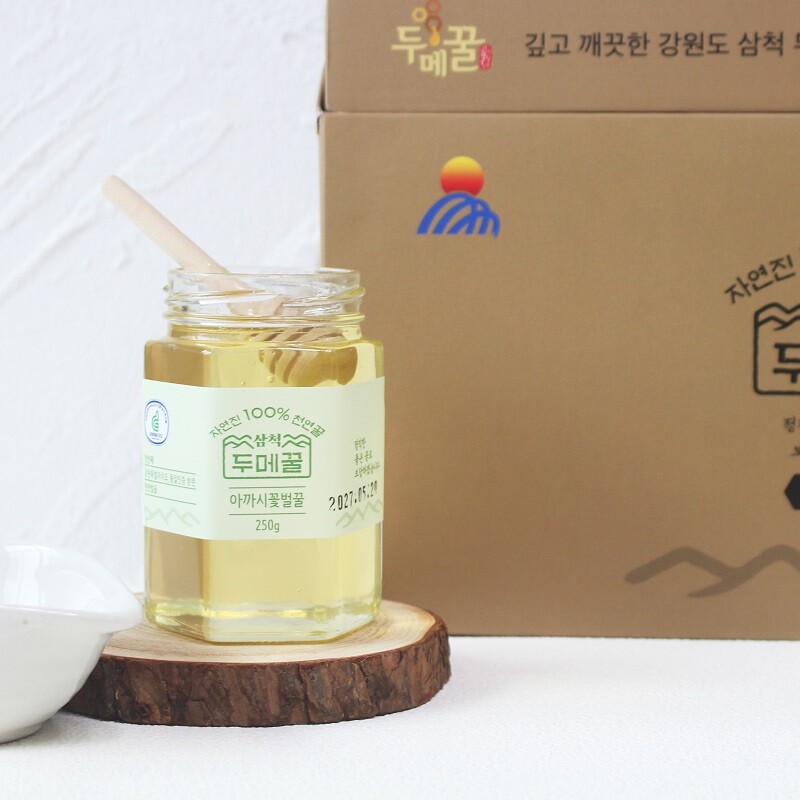 강원더몰,두메꿀 미니꿀단지 선물세트 (250g x 3ea)